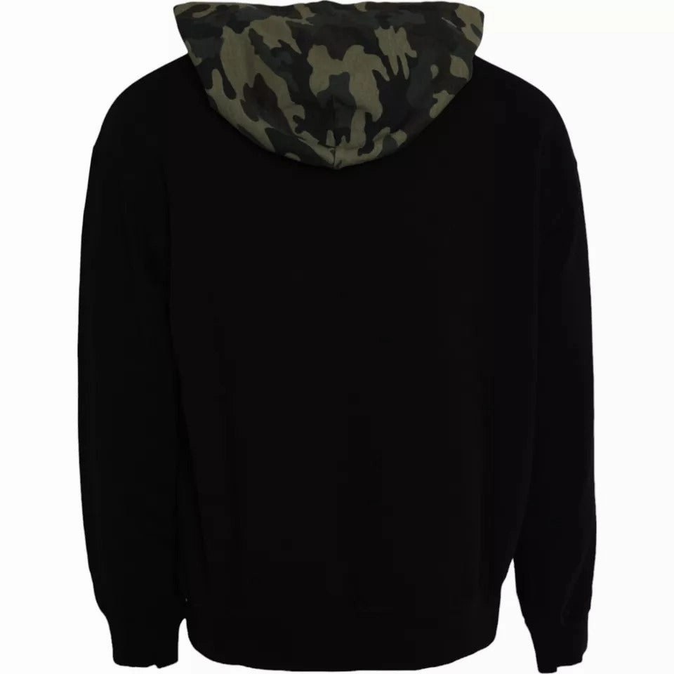 Dolce & Gabbana Camouflage Hooded Sweatshirt Men's Sweater (Pre-Owned)