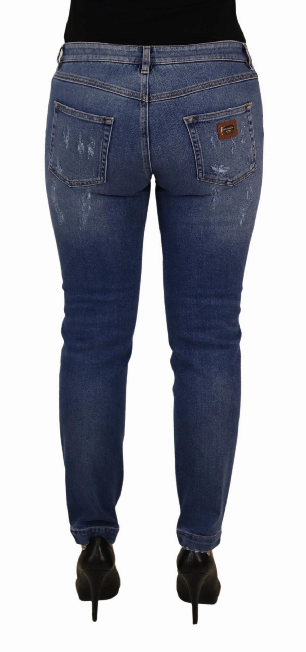 Dolce & Gabbana Chic Low Waist Skinny Women's Jeans