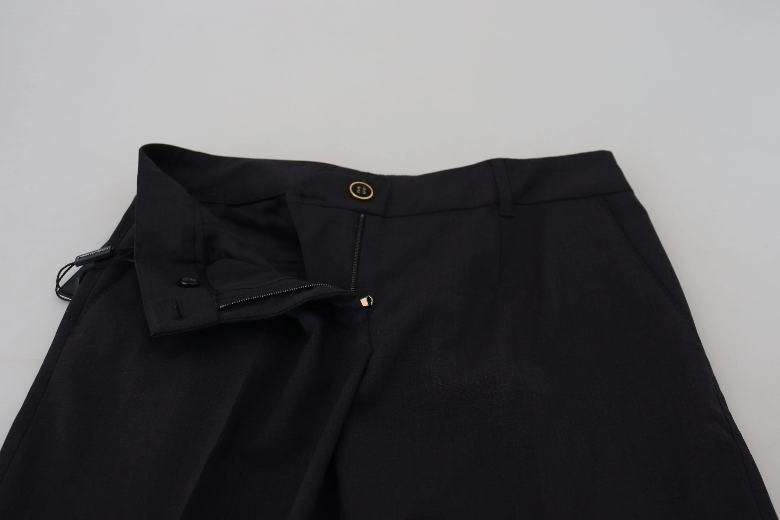 Dolce & Gabbana Chic Wool Blend Pants for Elevated Women's Style