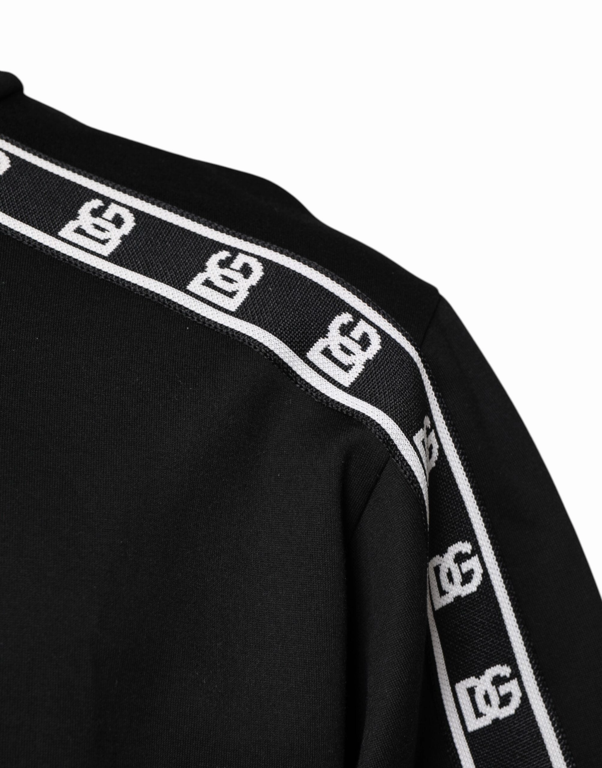 Dolce & Gabbana Cotton DG Print Turtleneck Men's T-shirt