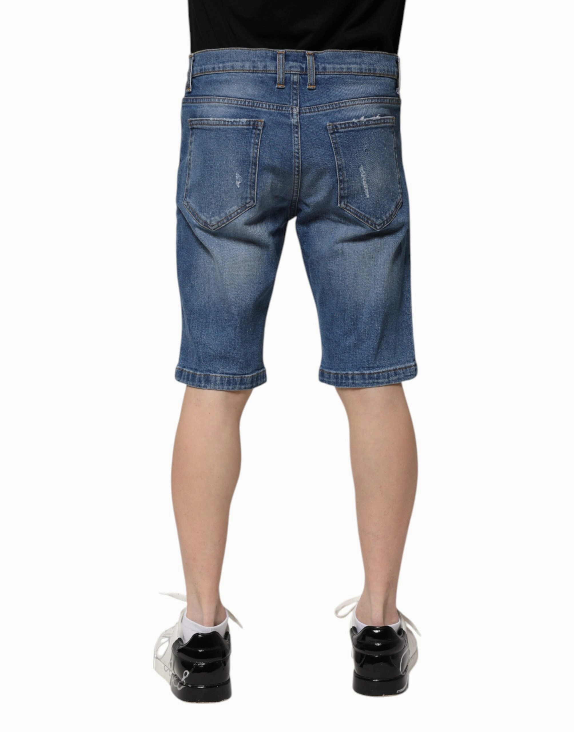 Dolce & Gabbana Cotton Stretch Men Bermuda Men's Shorts