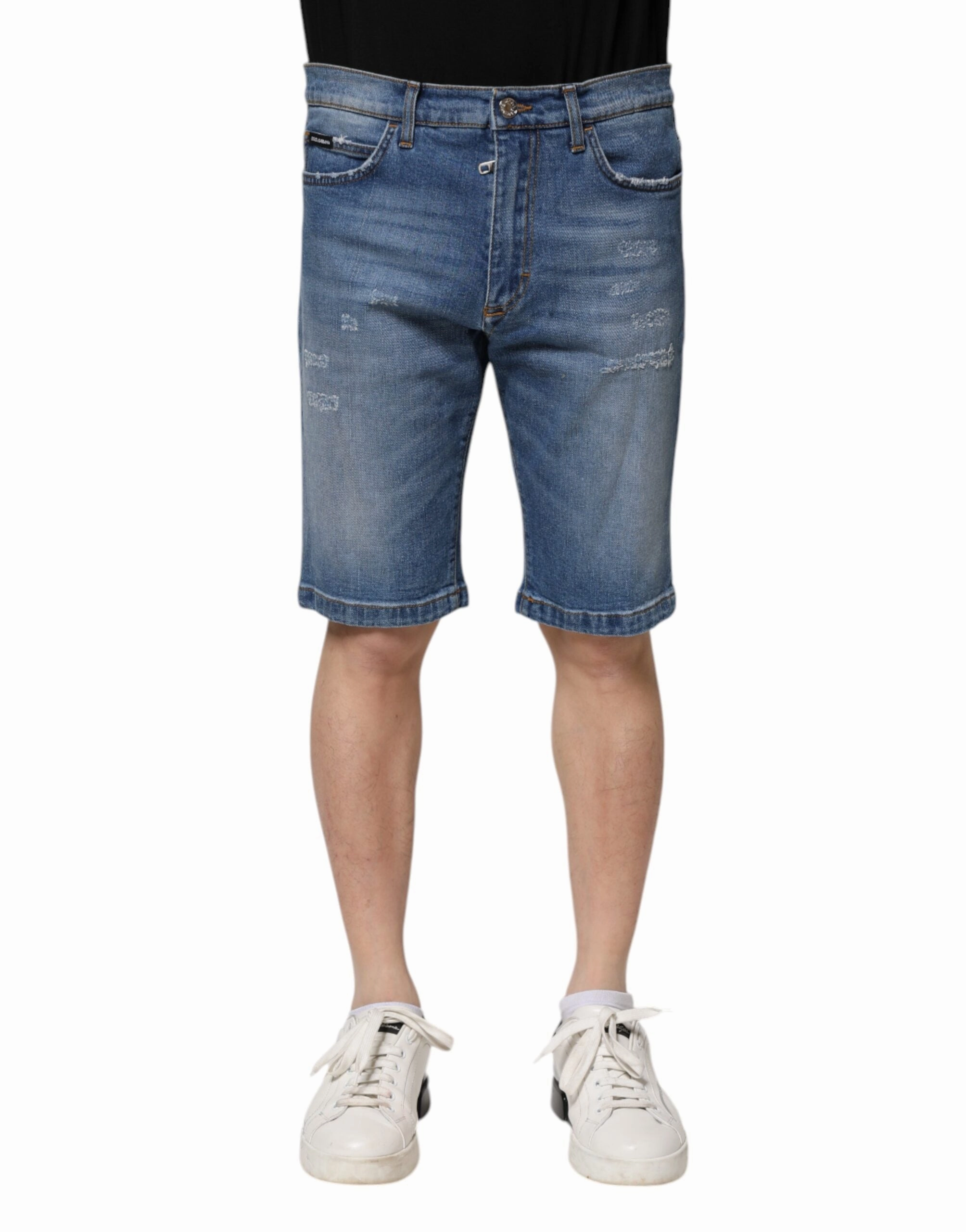 Dolce & Gabbana Cotton Stretch Men Bermuda Men's Shorts