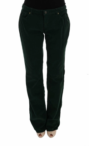 Dolce & Gabbana Elegant Cotton Blend Women's Trousers womens corduroy pants cheap