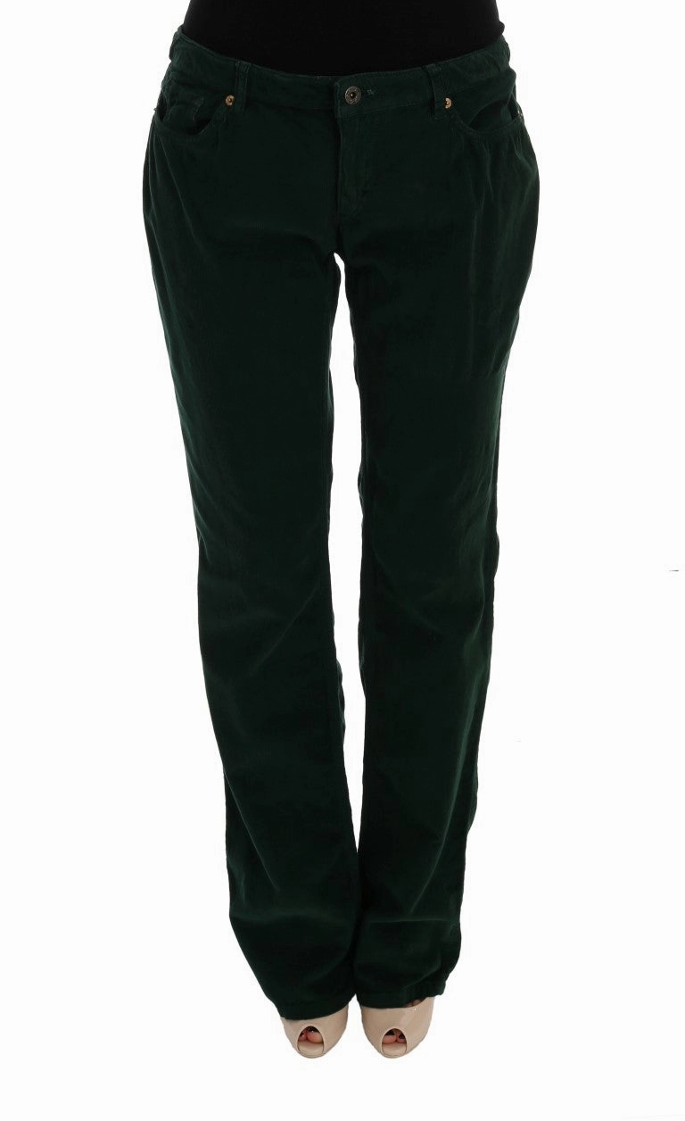 Dolce & Gabbana Elegant Cotton Blend Women's Trousers womens corduroy pants cheap