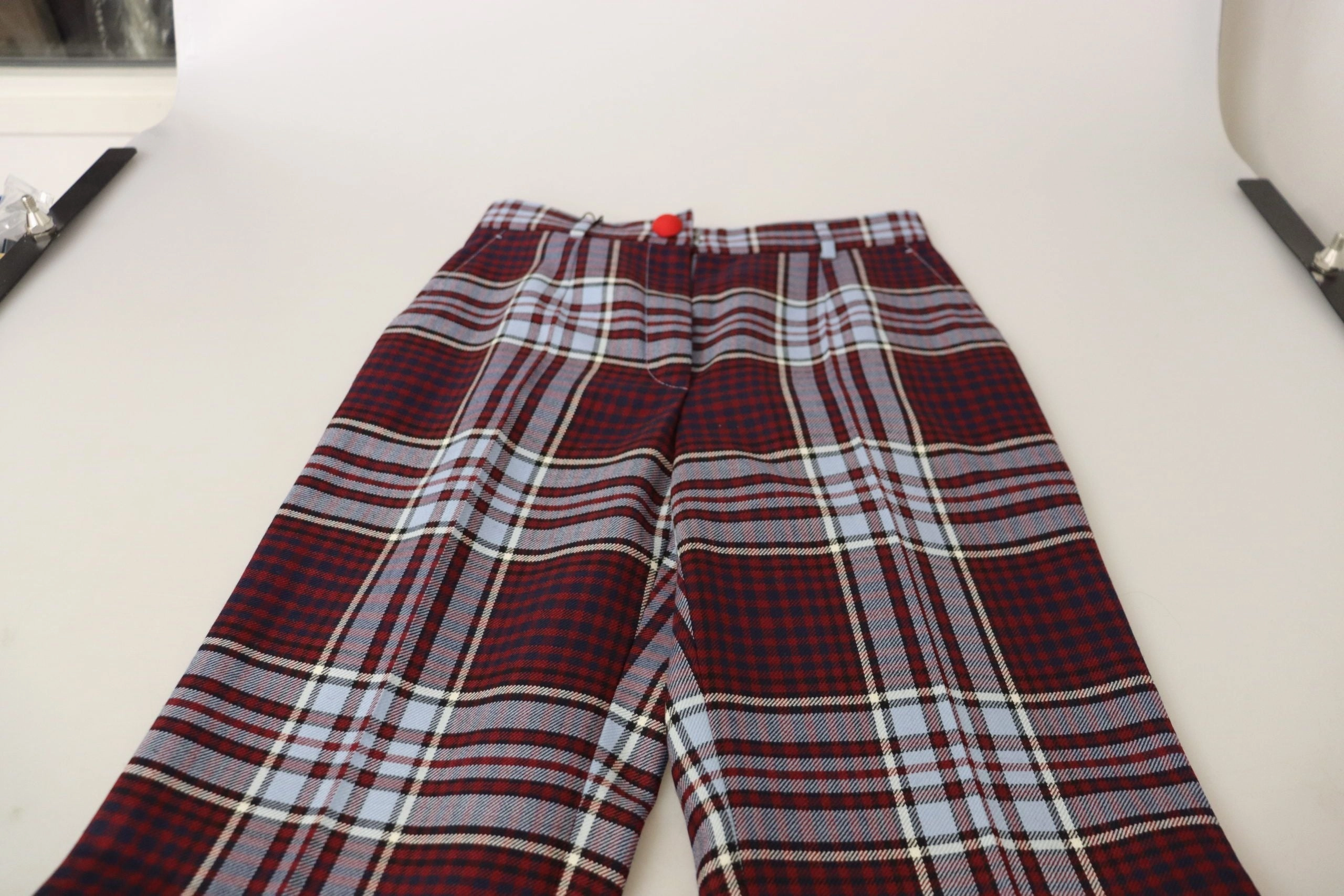 Dolce & Gabbana Elegant High Waist Wool-Blend Women's Trousers