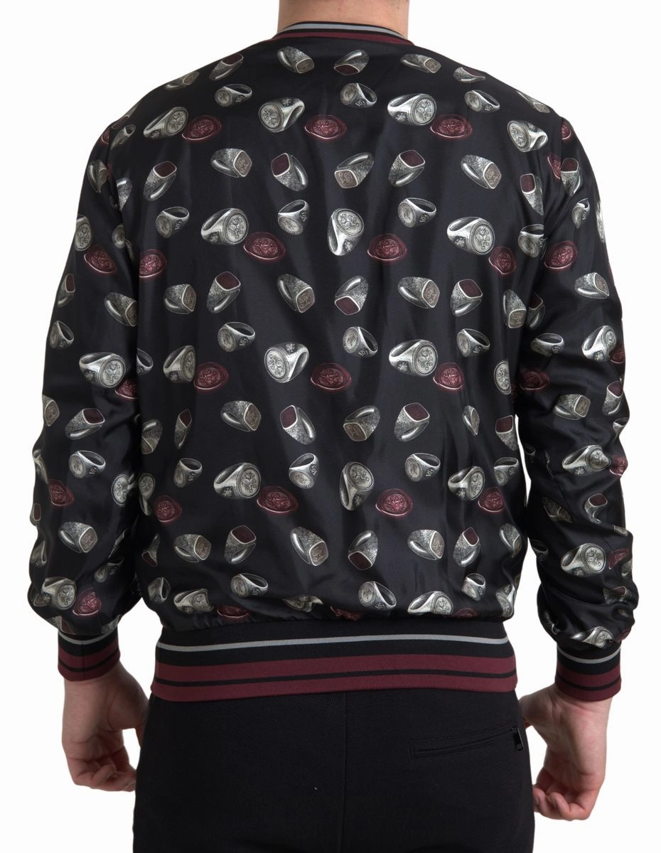 Dolce & Gabbana Elegant Silk Crewneck Pullover - Men's multi