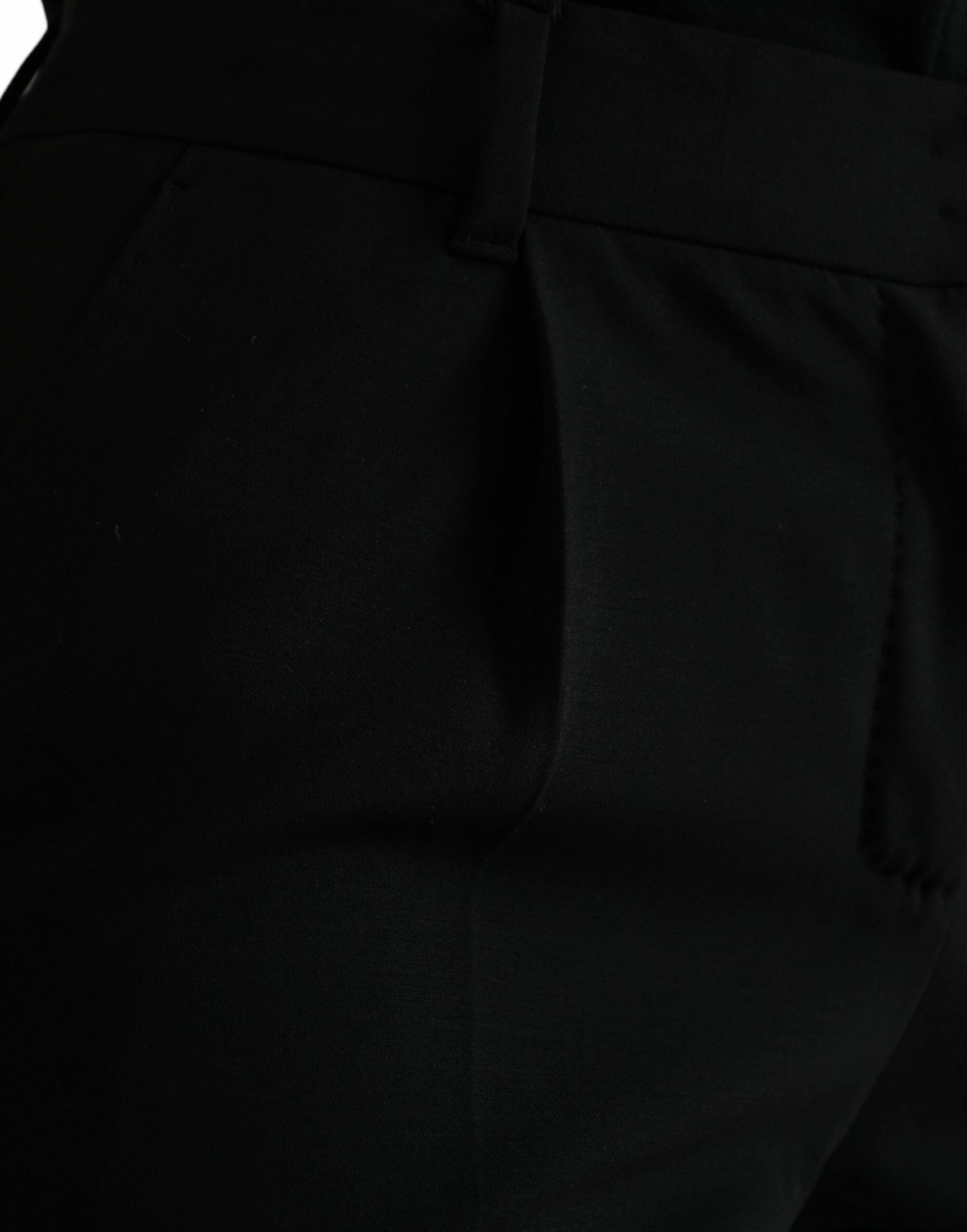 Dolce & Gabbana Elegant Tape Wool Women's Trousers