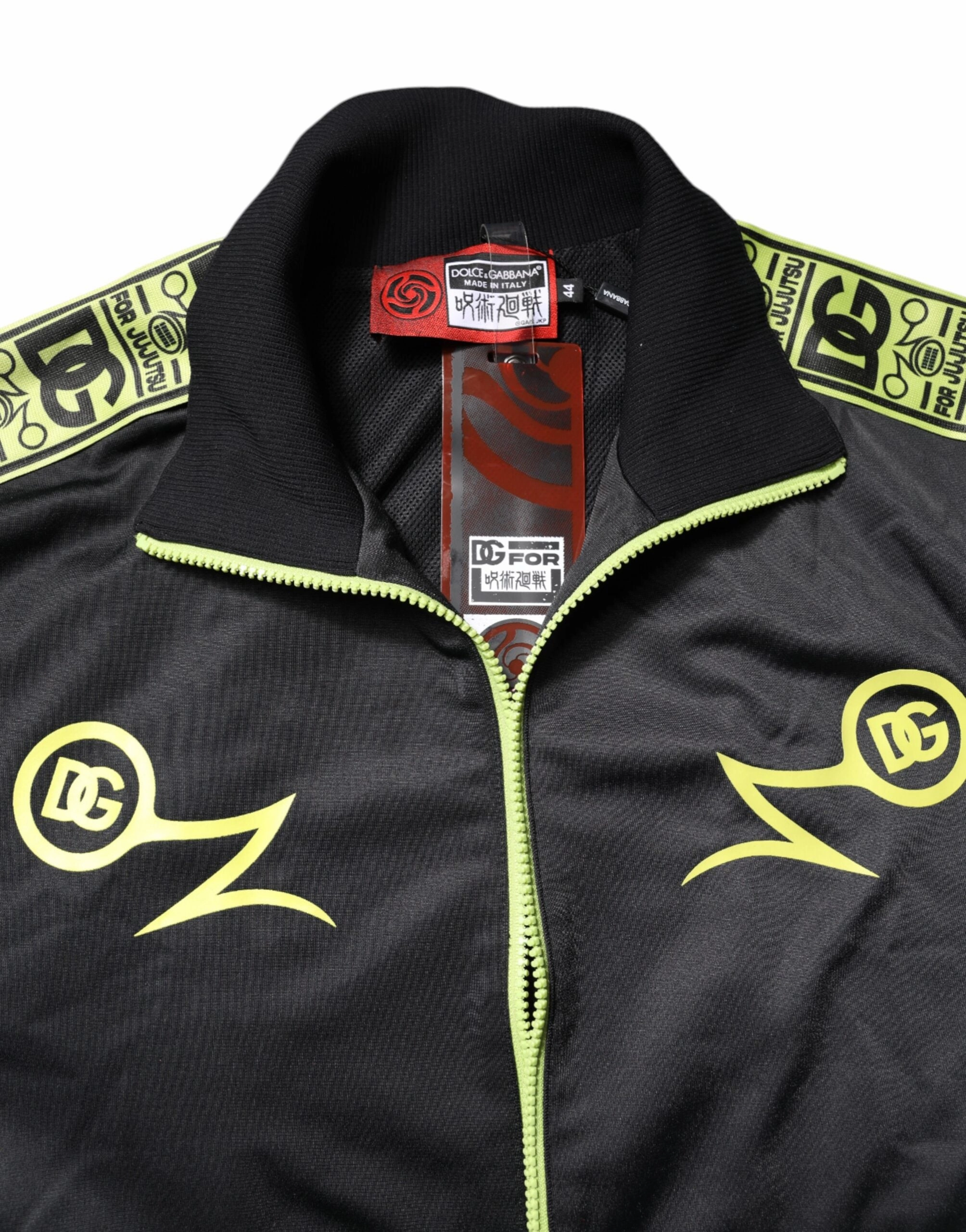 Dolce & Gabbana Logo Turtleneck Zip Bomber Men's Jacket (Pre-Owned)