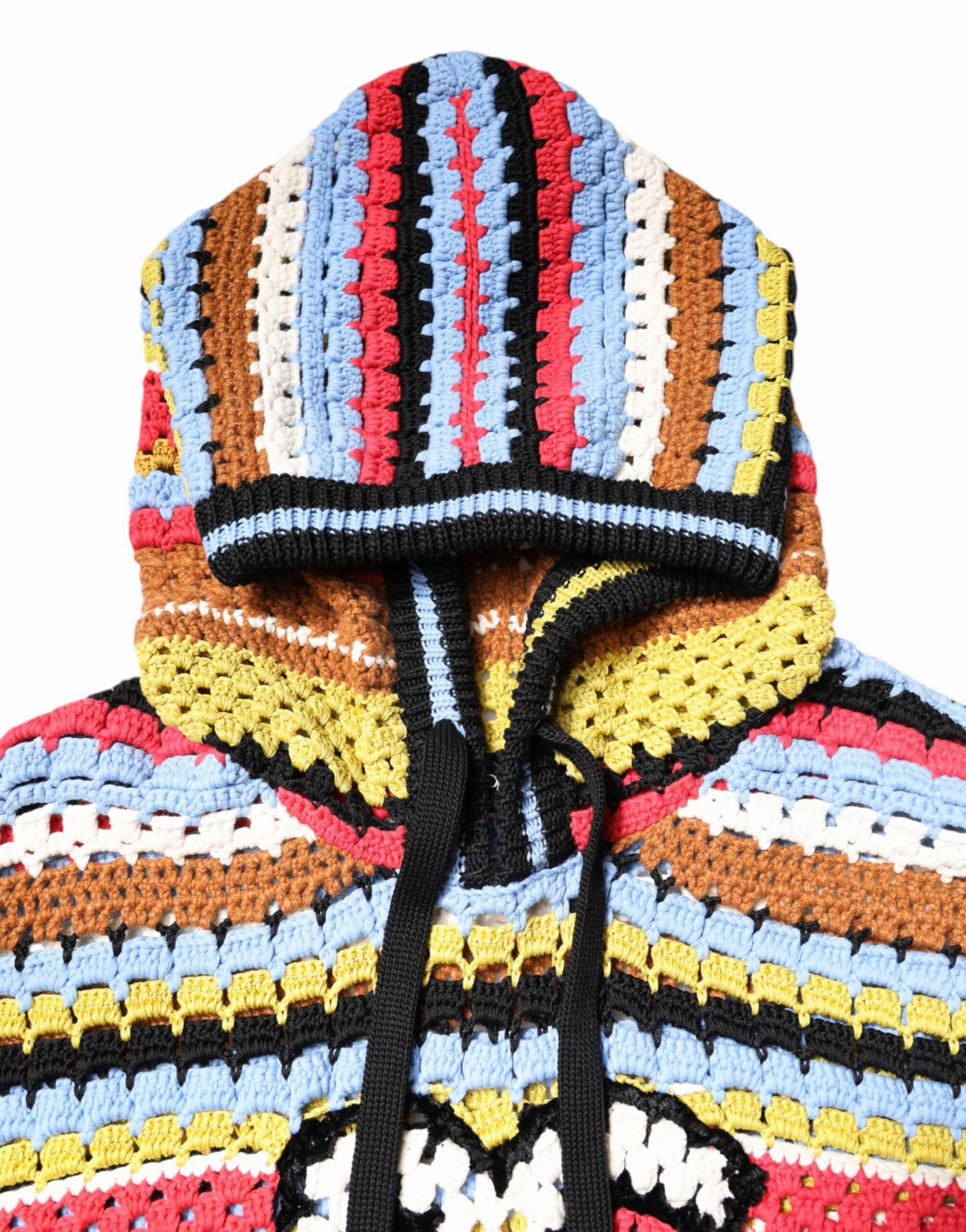 Dolce & Gabbana multi Cotton Hooded Pullover Men's Sweater