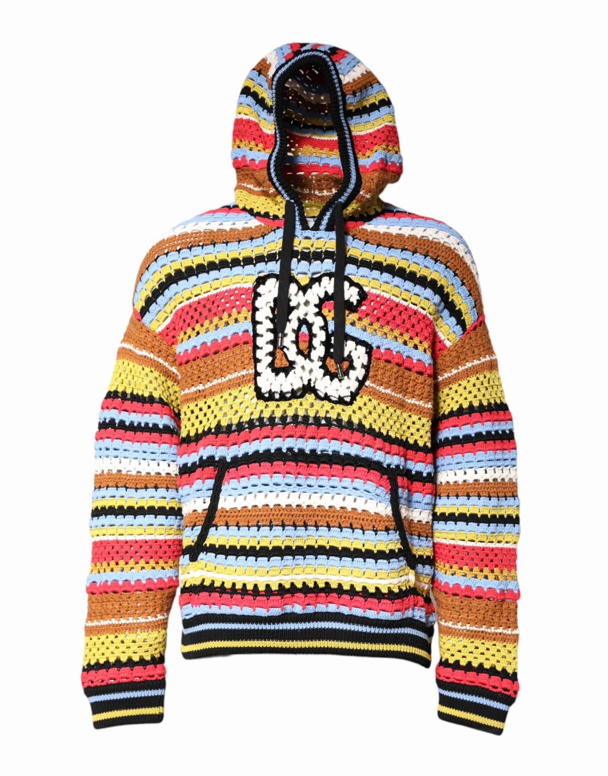Dolce & Gabbana multi Cotton Hooded Pullover Men's Sweater