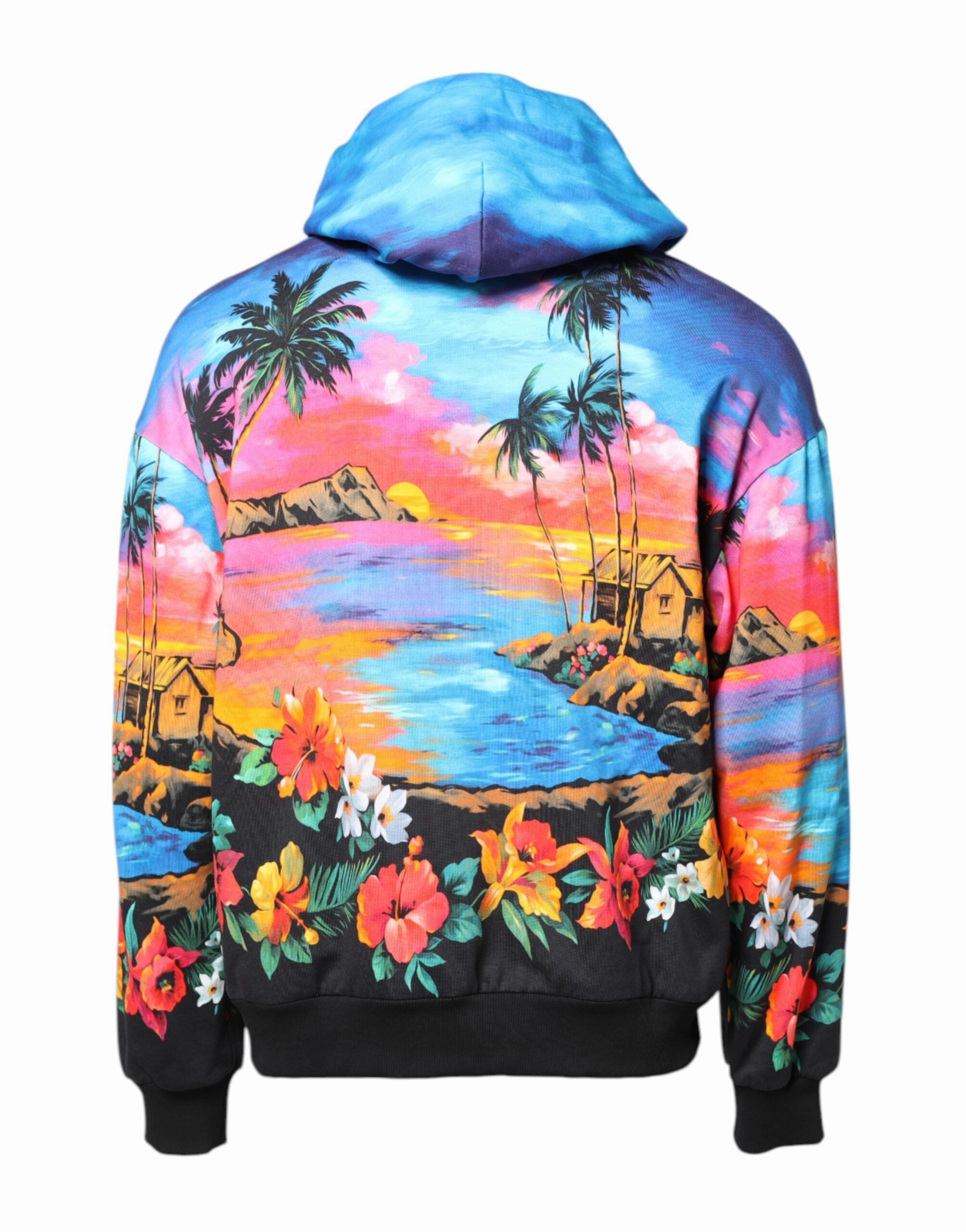 Dolce & Gabbana multi Print Hooded Sweatshirt Men's Sweater