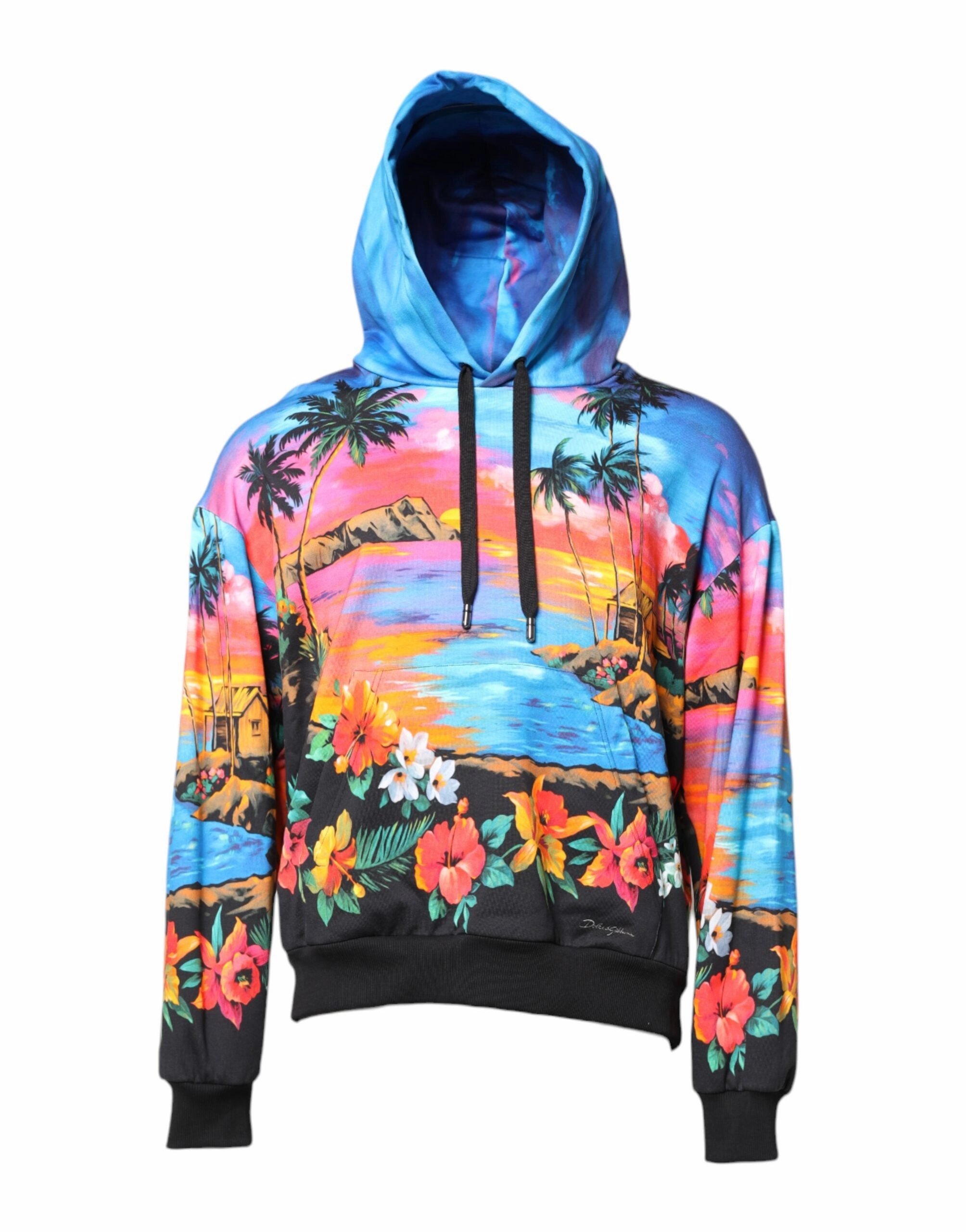 Dolce & Gabbana multi Print Hooded Sweatshirt Men's Sweater