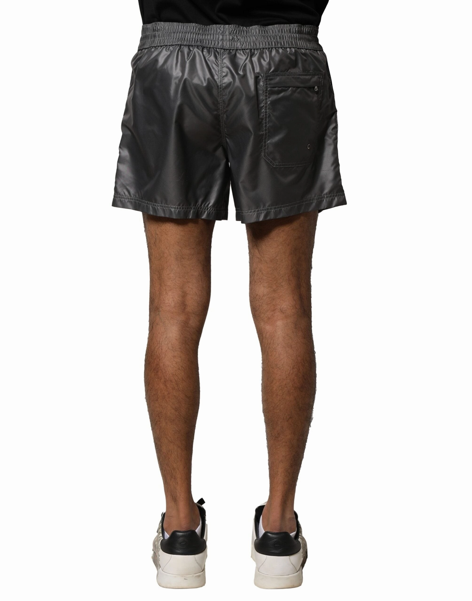 Dolce & Gabbana Polyester Mid Waist Casual Bermuda Men's Shorts