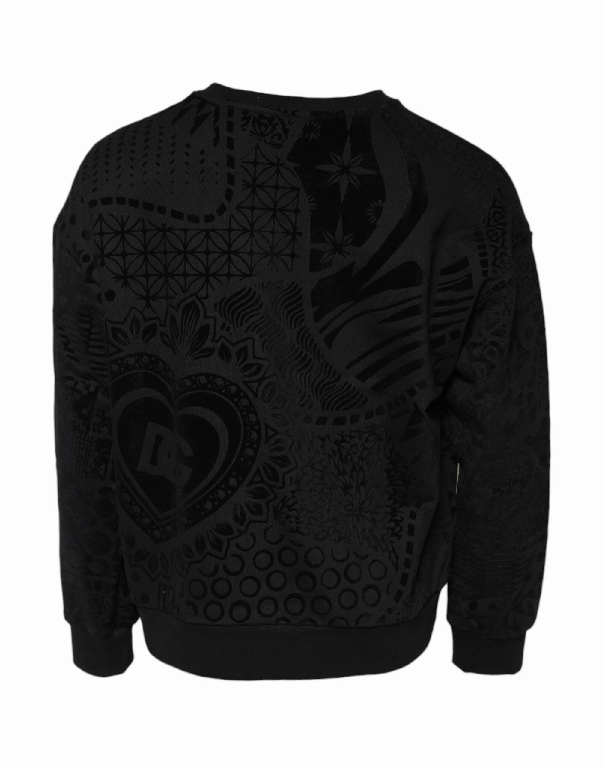 Dolce & Gabbana Printed Crew Neck Sweatshirt Men's Sweater