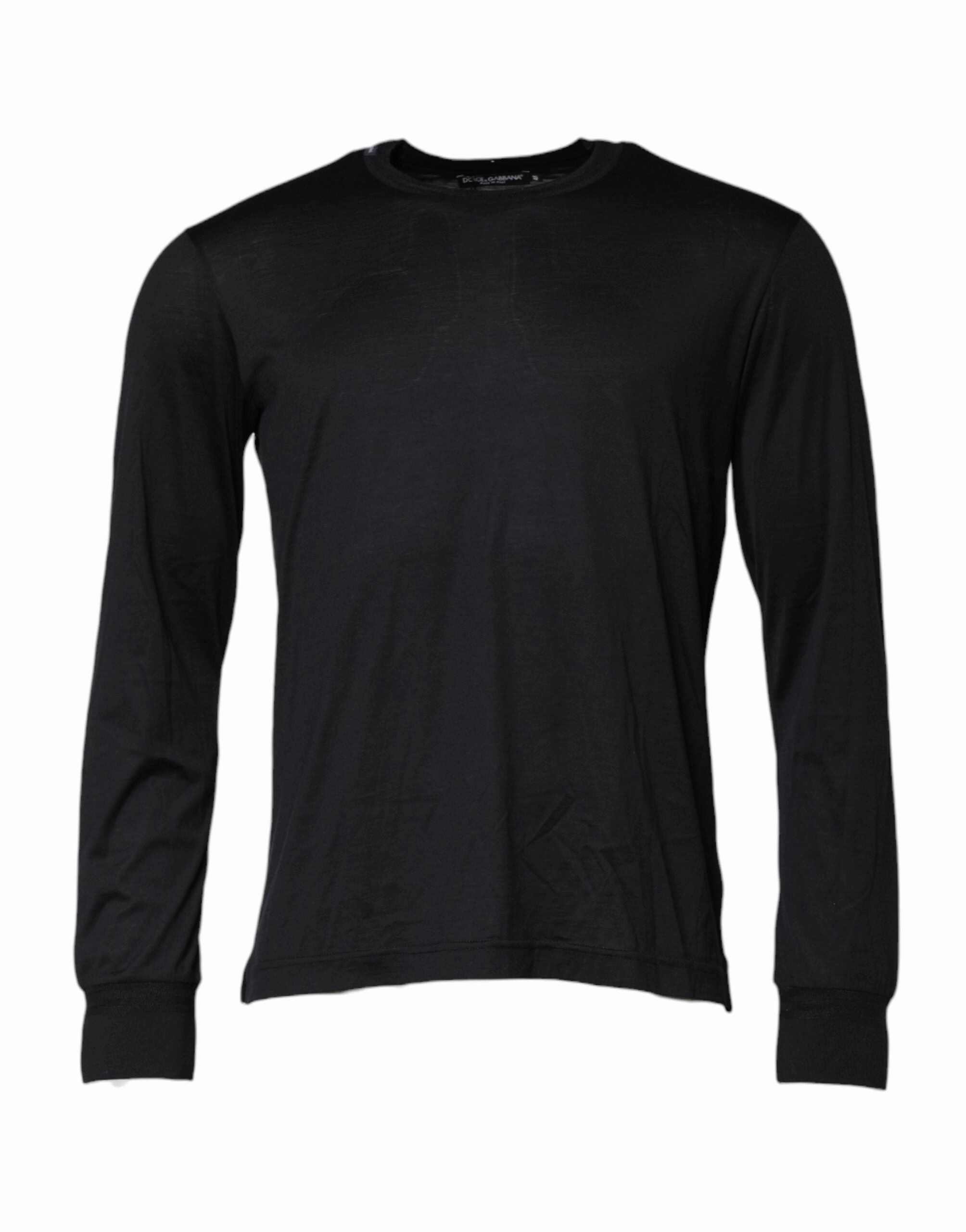 Dolce & Gabbana  Silk Crew Neck Men Pullover Men's Sweater
