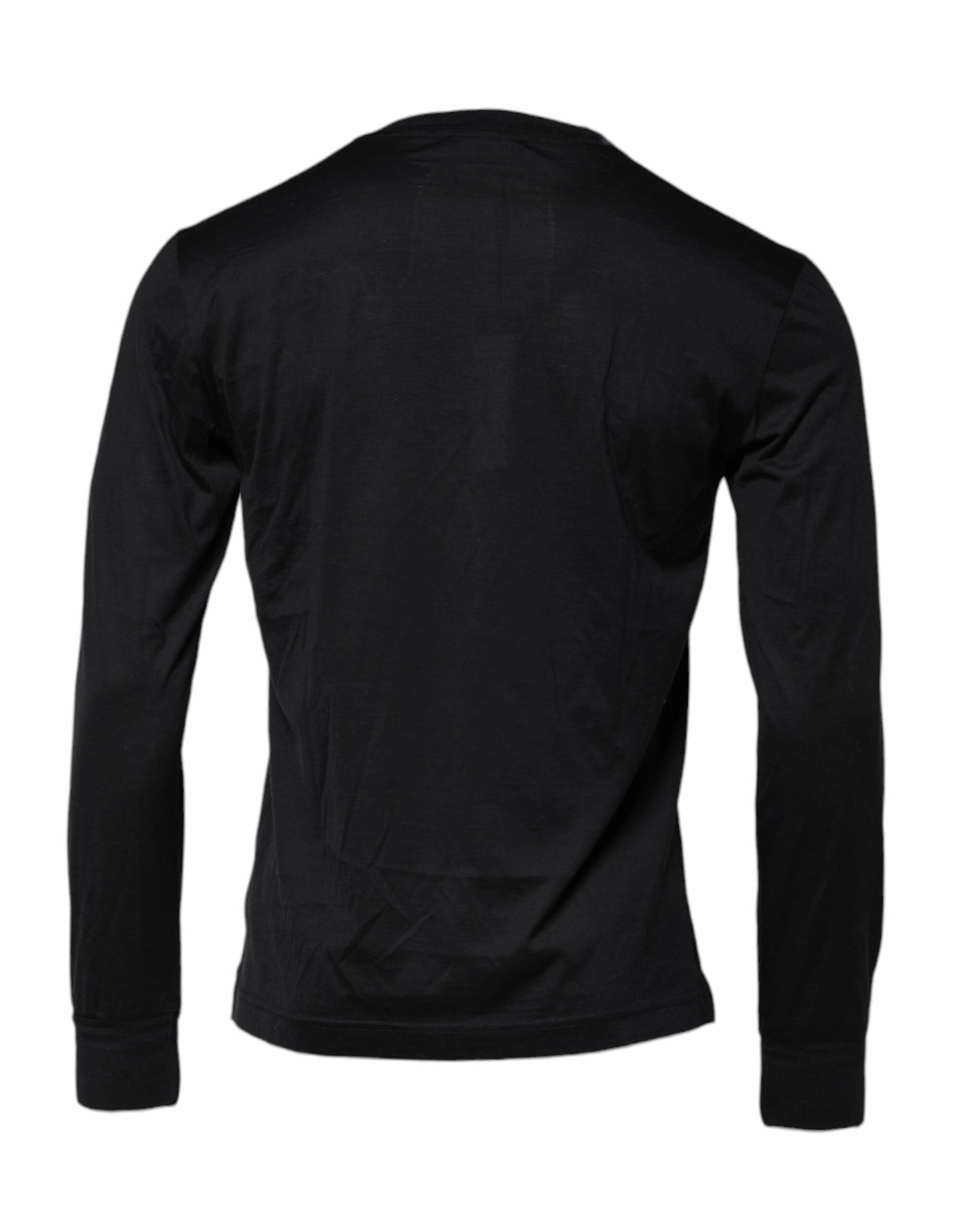 Dolce & Gabbana  Silk Crew Neck Men Pullover Men's Sweater
