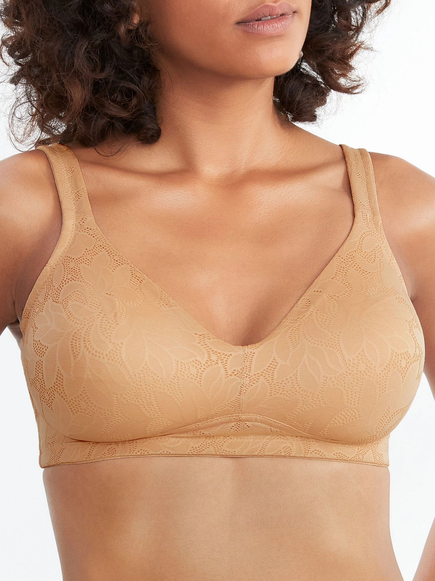 Dominique Women's Jolie Jacquard Wire-Free Minimizer Bra