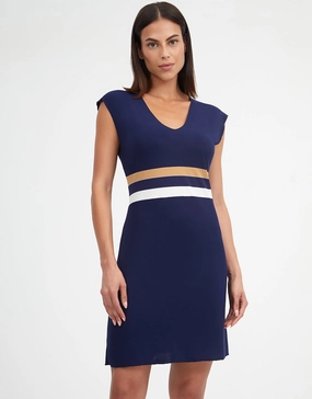 Doris Beach Dress - Navy Swim Womens - bikinis clearance
