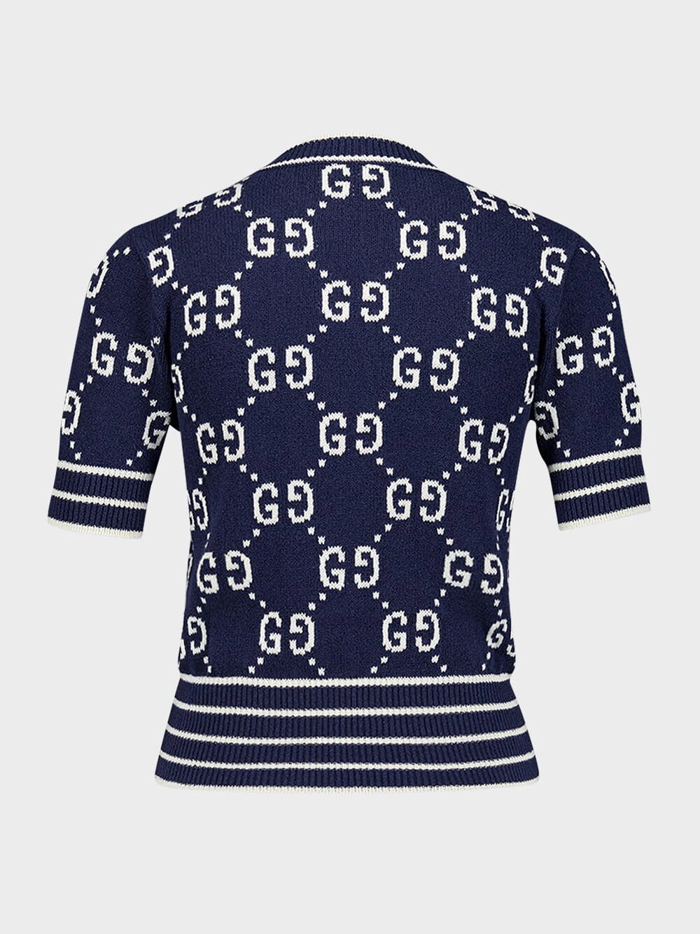 Double G Logo Jacquard Top