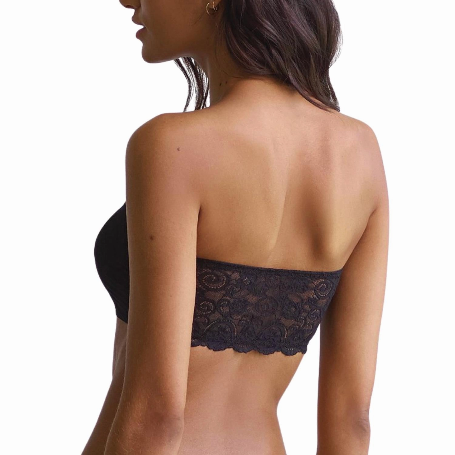 Double-Take Lace Bandeau In Black
