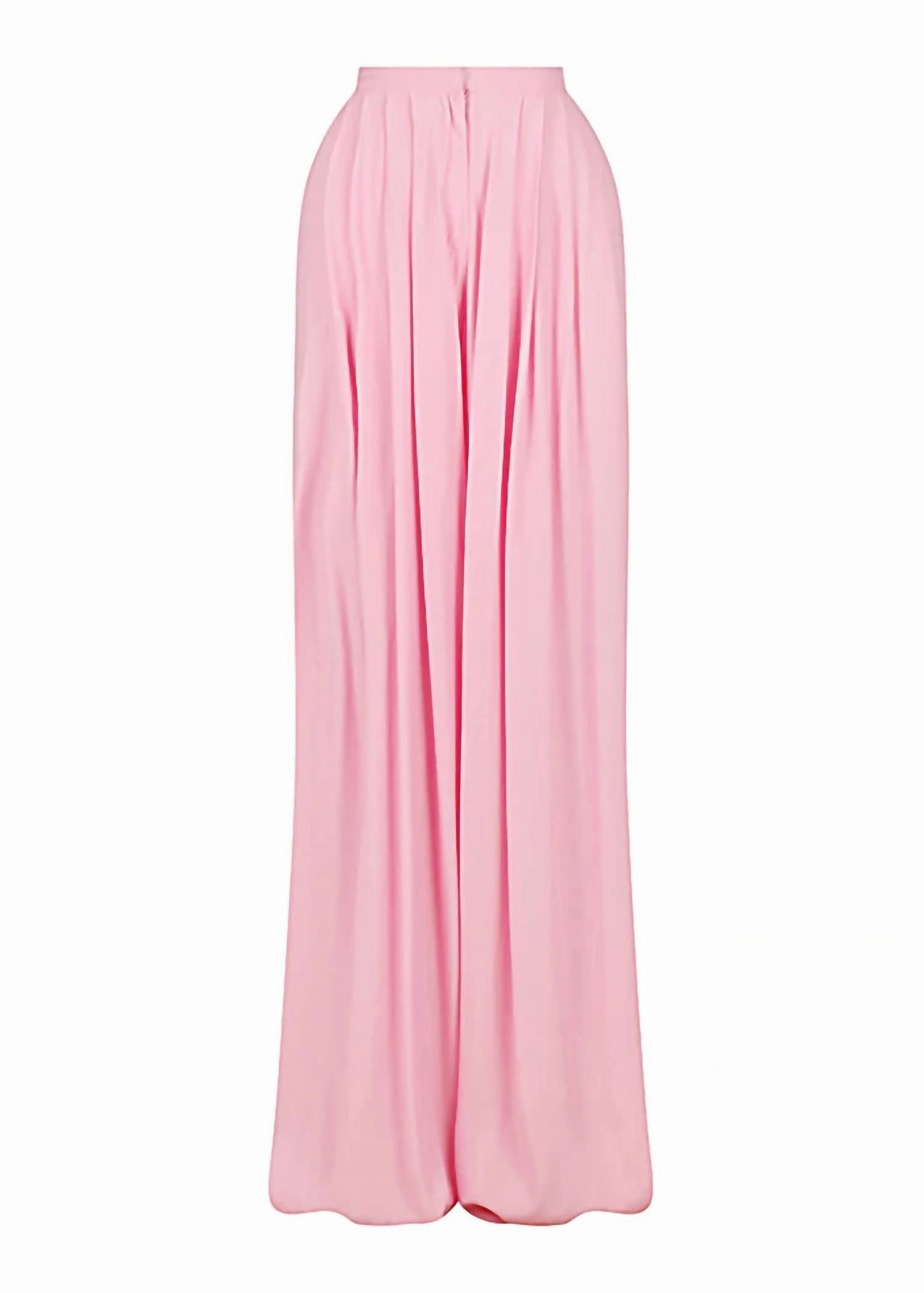 Draping Pants In Rouge