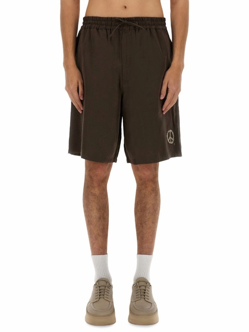 Drawstring Bermuda Shorts