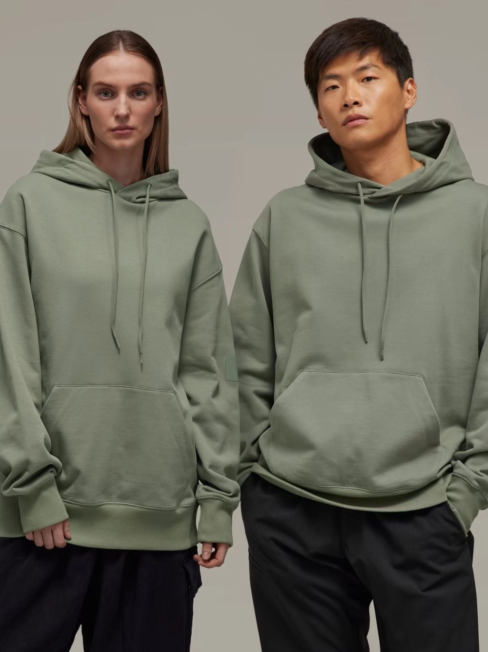 Drawstring Cotton-Blend Hoodie