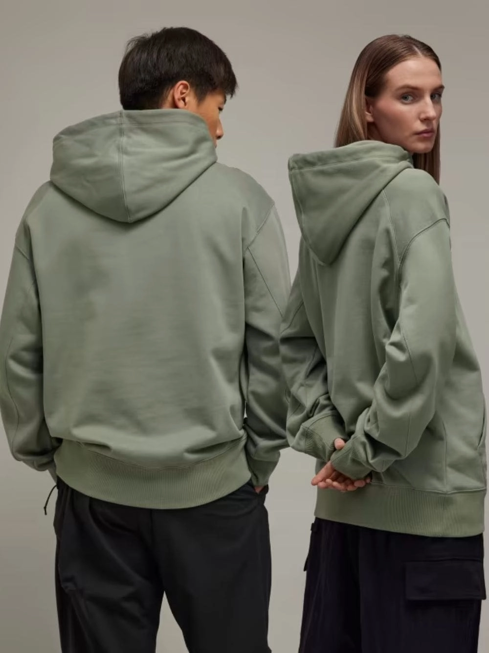 Drawstring Cotton-Blend Hoodie