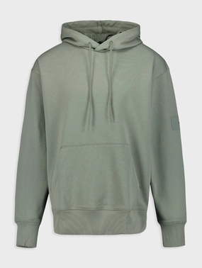 Drawstring Cotton-Blend Hoodie Tops Mens - thermal tops