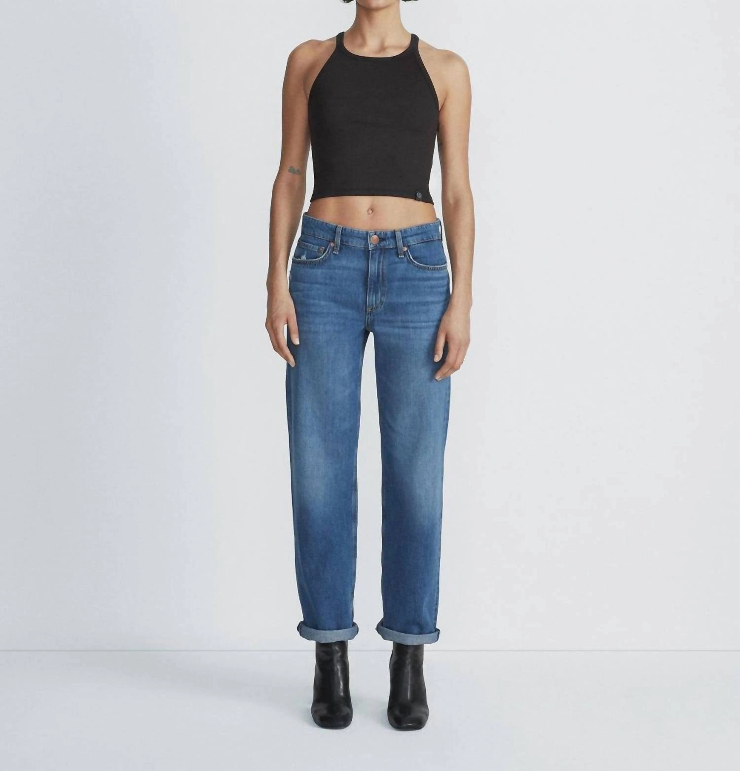 Dre Low Rise Baggy Jean In Blake womens trousers outlet