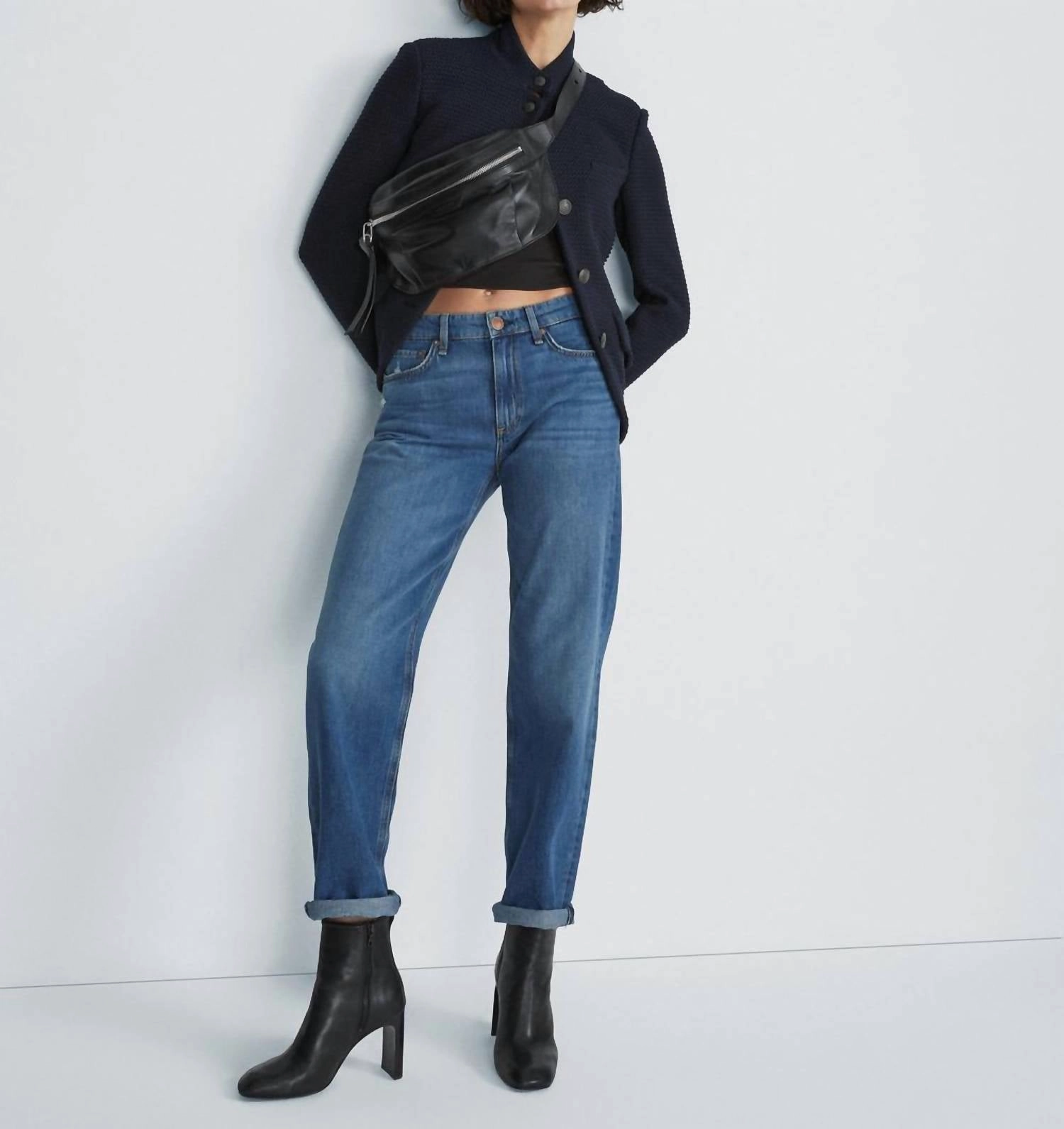 Dre Low Rise Baggy Jean In Blake