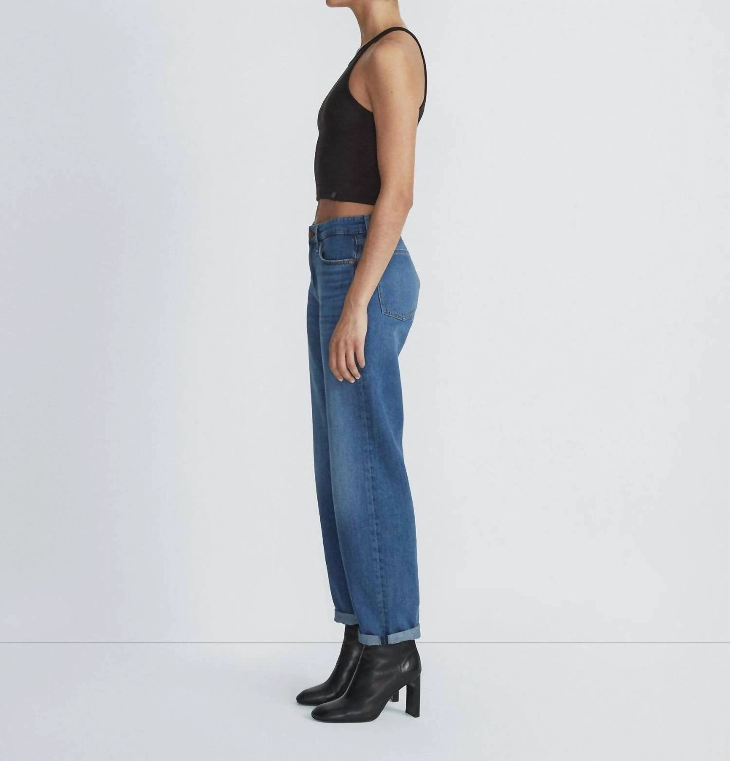 Dre Low Rise Baggy Jean In Blake