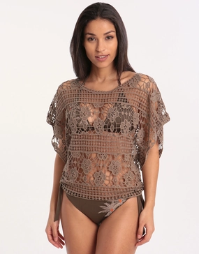 Dreamland Denver Top - Khaki Swim Womens - swimwear sale