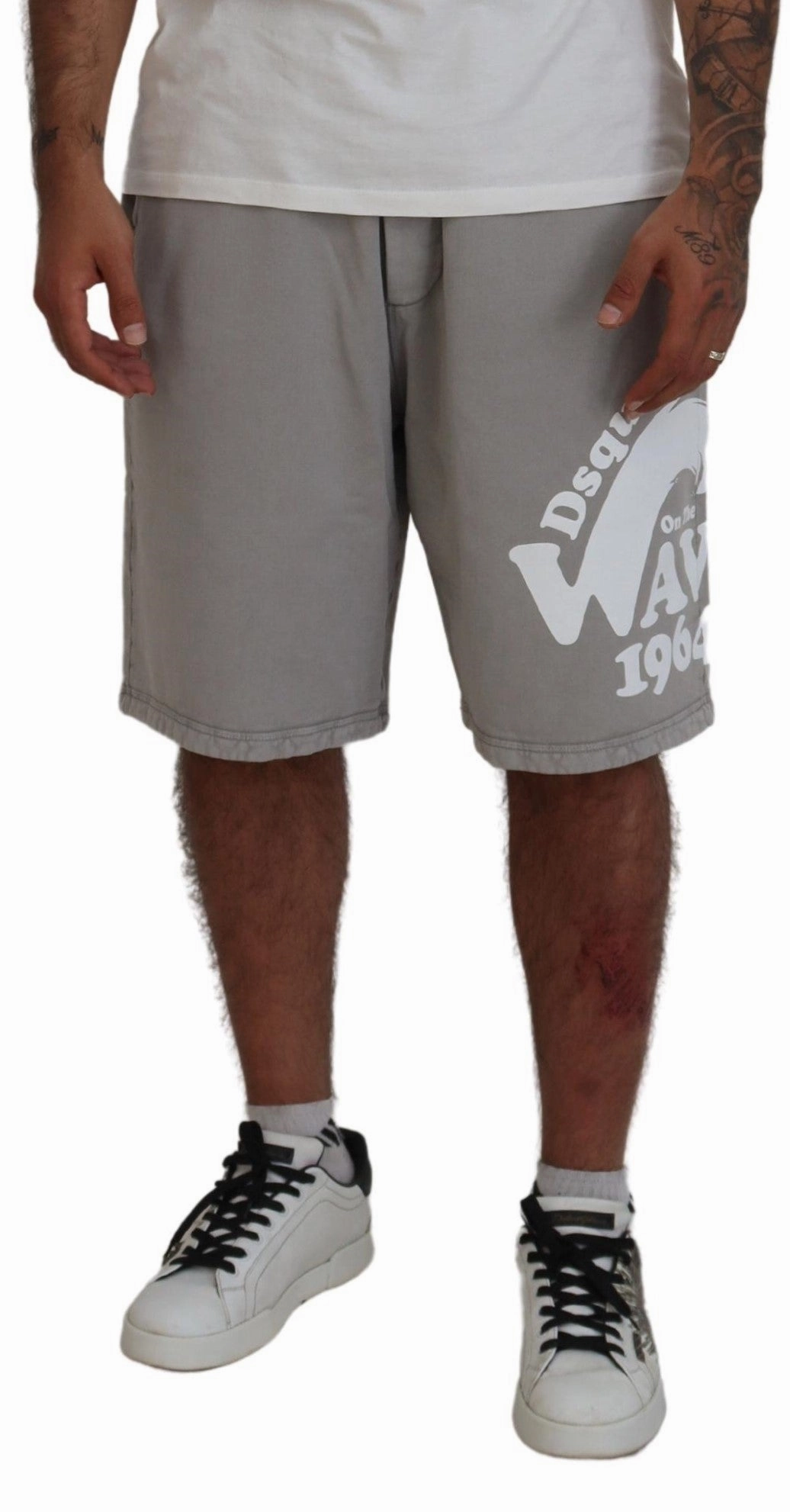 Dsqua  Printed Pull On Men Casual Bermuda Men's Shorts