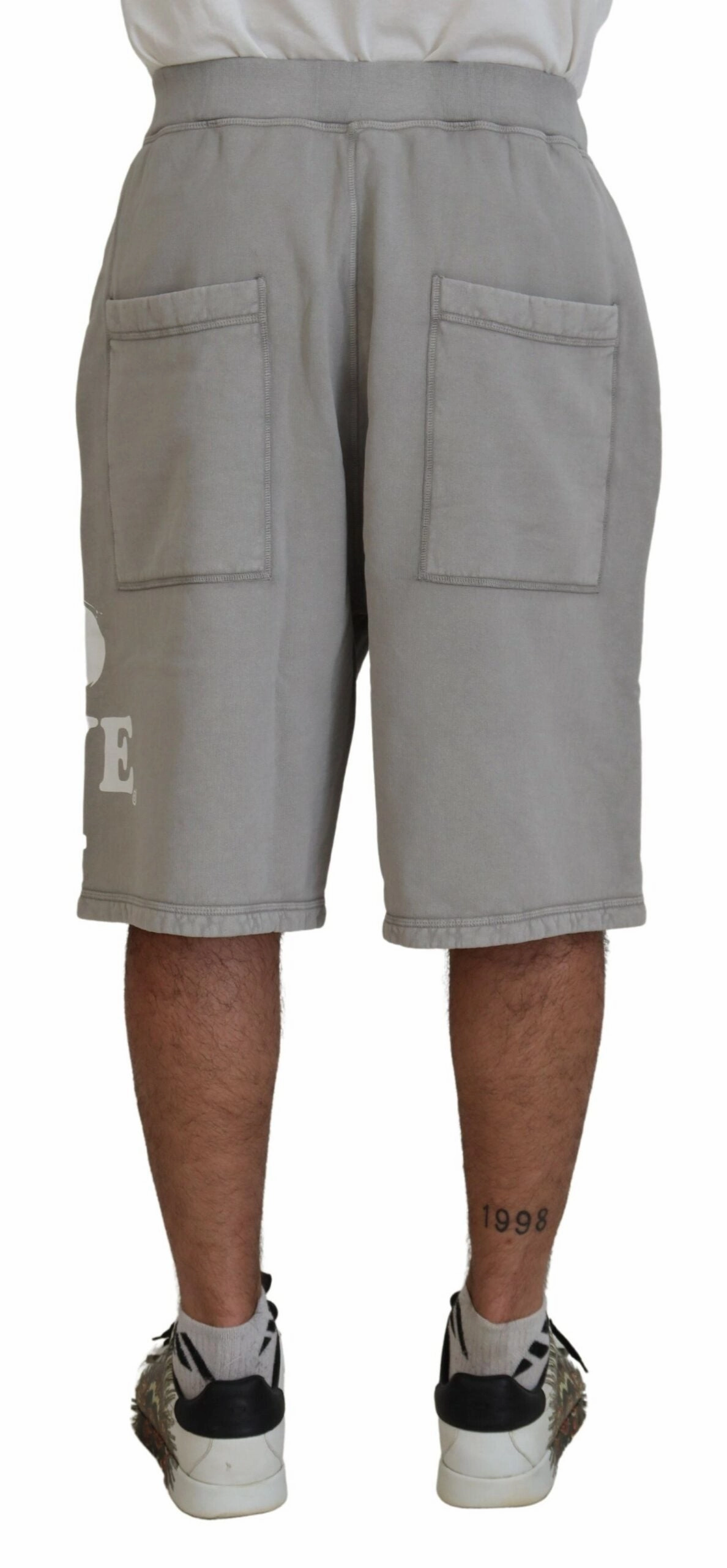 Dsqua  Printed Pull On Men Casual Bermuda Men's Shorts