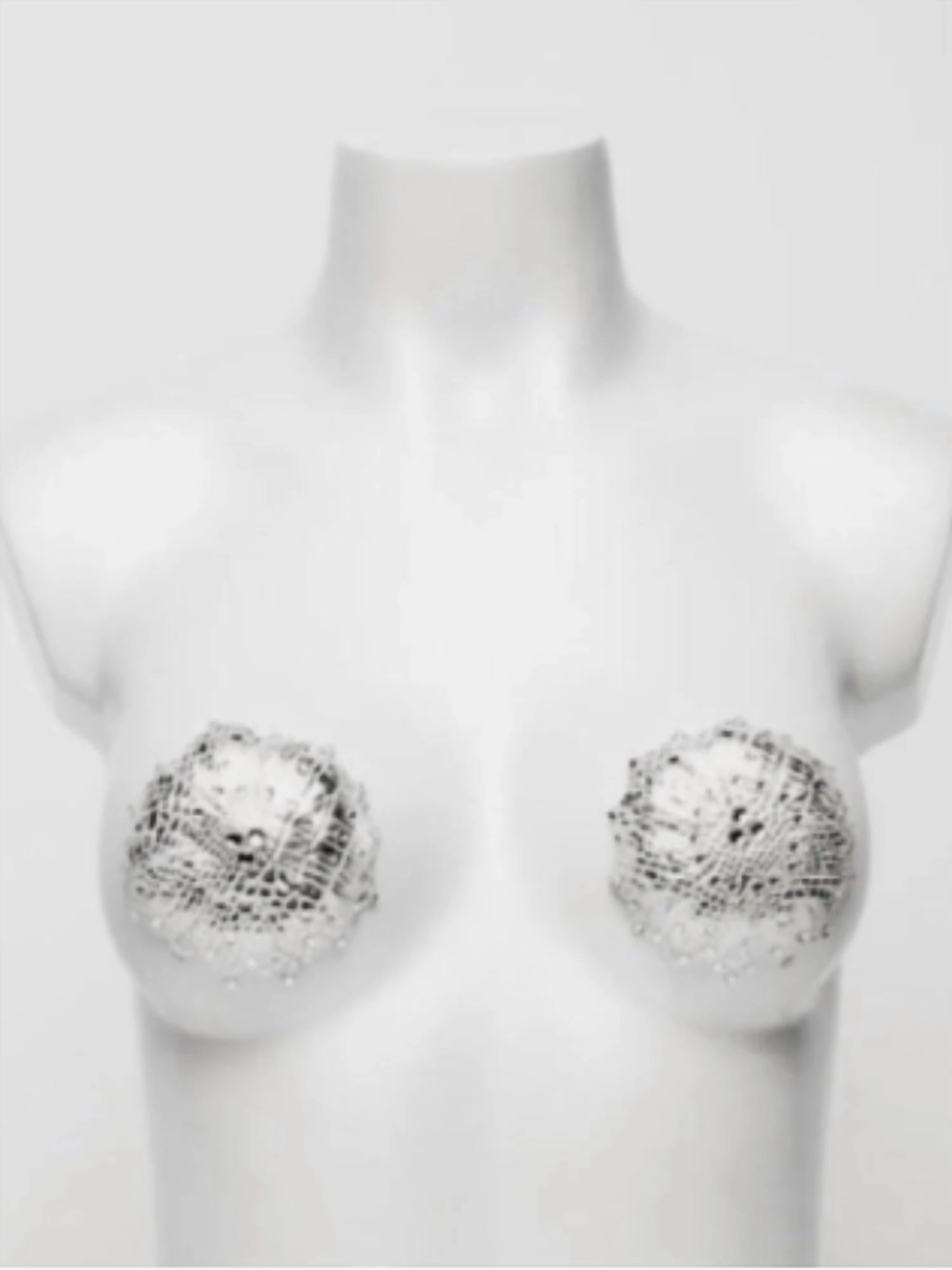 Dubai Nipple Cover In Silver