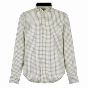 Dubarry Hollymount Tattersall Check L/S Shirt Ox Blood mens tank tops best deals