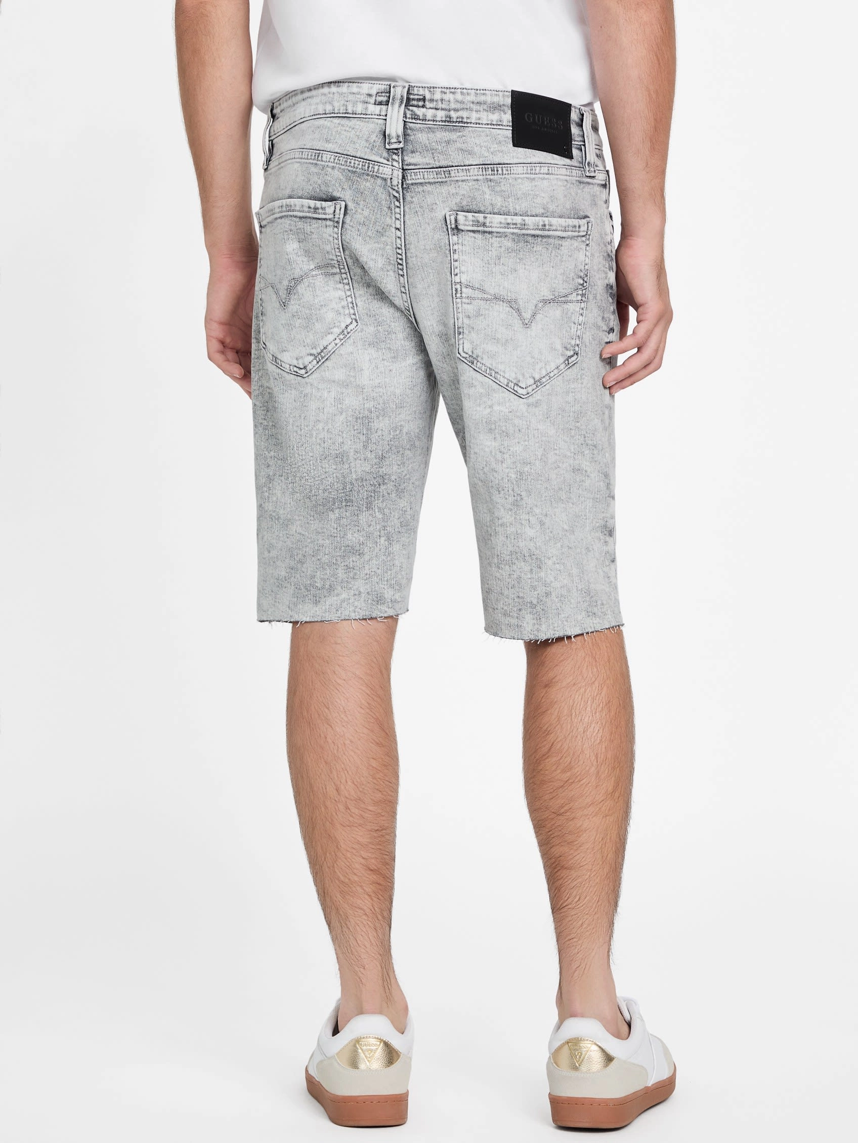 Eco Wayde Destroyed Denim Shorts