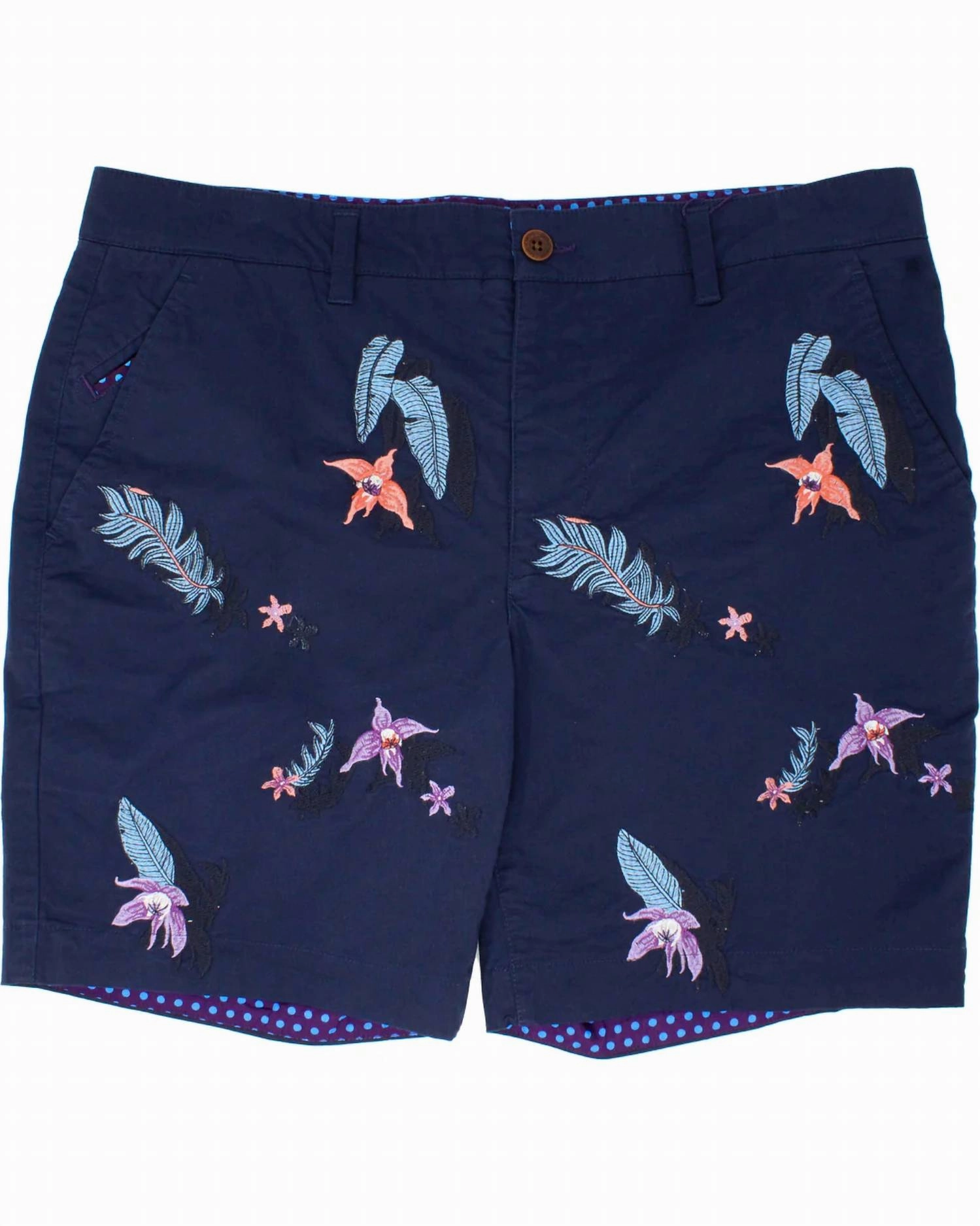 Edward Short In Embroidered Flower