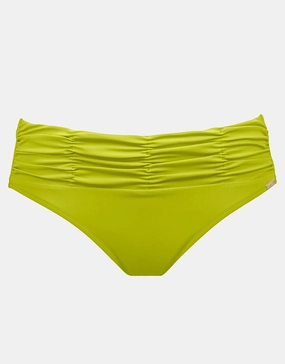 Elements Ruched Bikini Pant - Kiwi Green Swim Womens - sport swimwear clearance