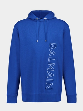 Embossed-Logo Drawstring Hoodie Tops Mens - thermal tops