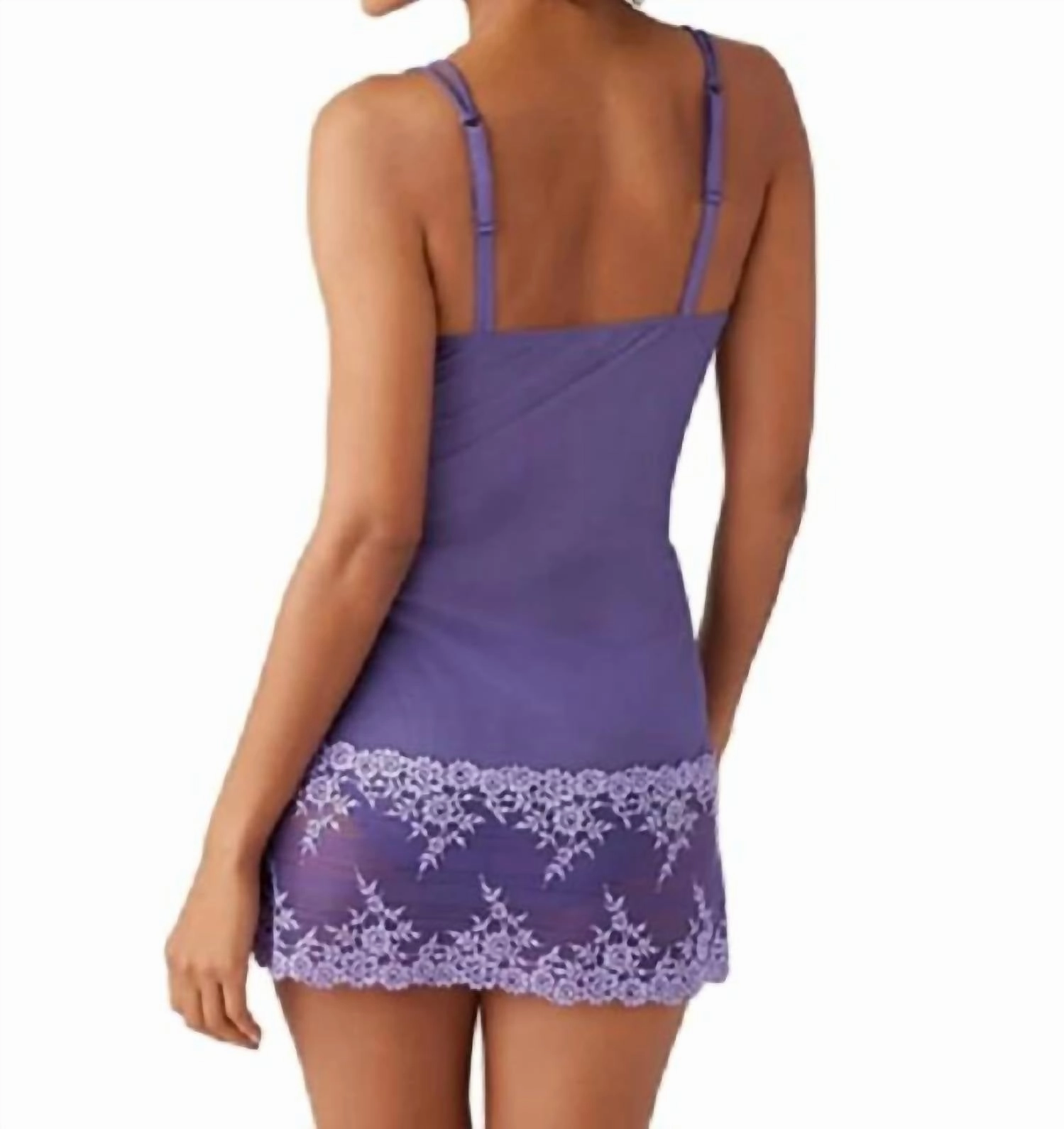 Embrace Lace Chemise In Mystical/purple Rose