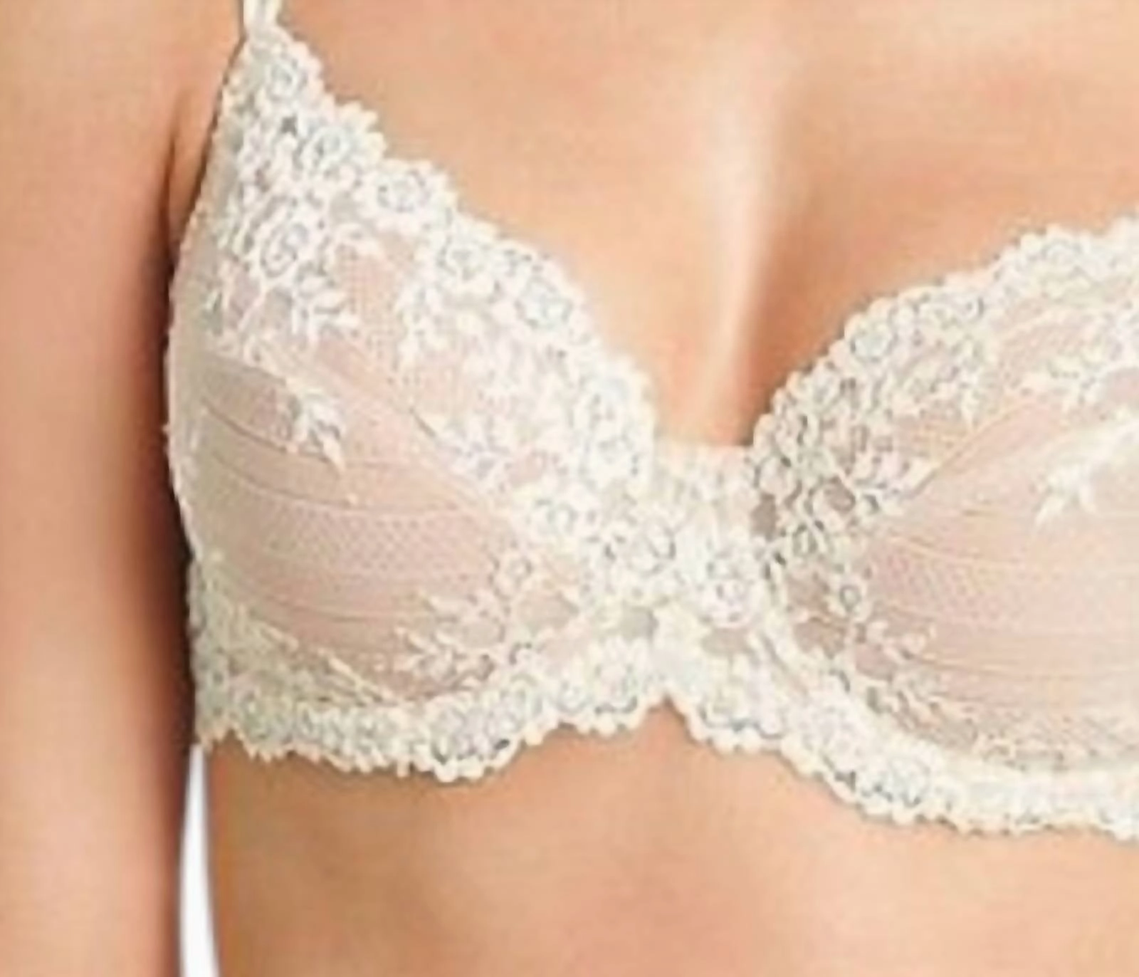 Embrace Lace Underwire Bra In Natural Nude