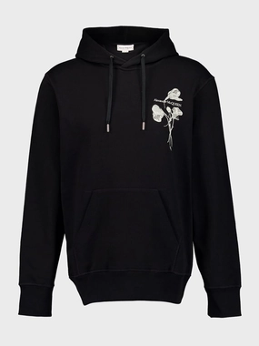 Embroidered Cotton Hoodie Tops Mens - thermal tops