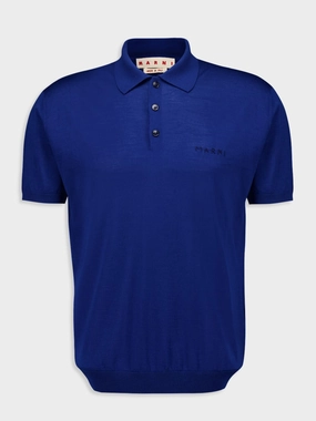 Embroidered Logo Polo Shirt Knitwear Mens - men's sweaters sale