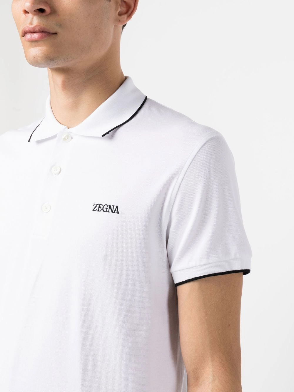 Embroidered-Logo Polo Shirt