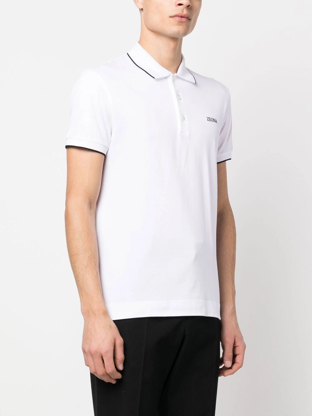 Embroidered-Logo Polo Shirt