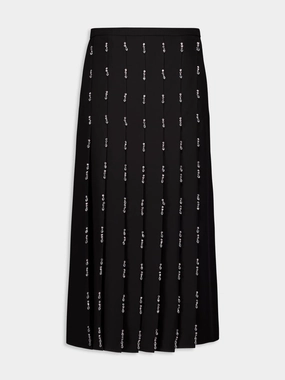 Embroidered Midi Skirt womens slacks clearance