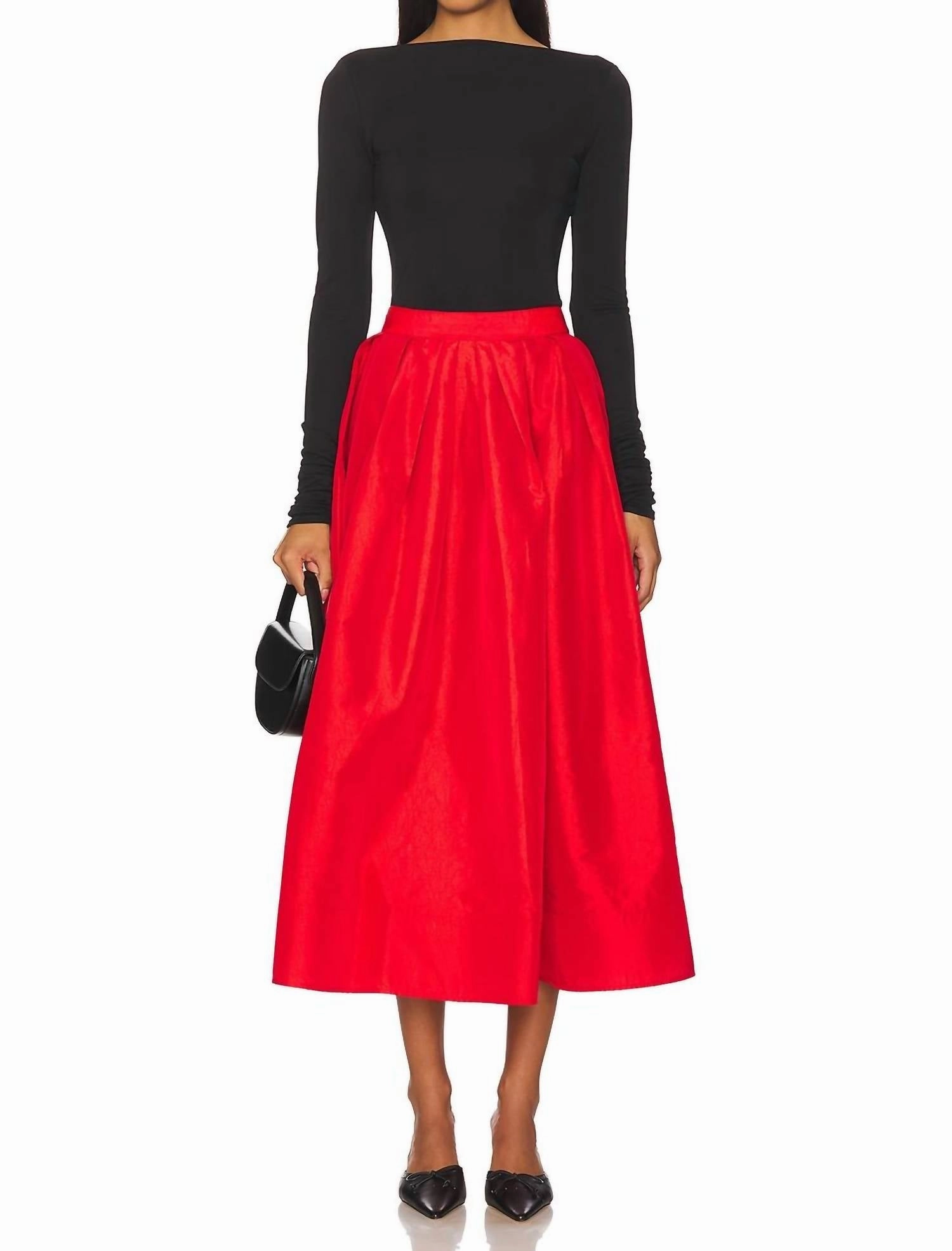 Emilia Skirt In Red