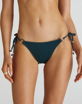 Envy Kylie Tie Side Bikini Pant - Green Swim Womens - swimsuits outlet